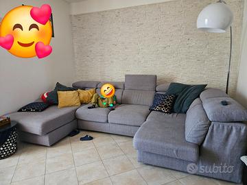 Divano 4 posti con 2 chaise longue