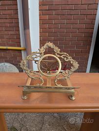 Leggio da tavolo in Ottone - Barocco - regolabile 