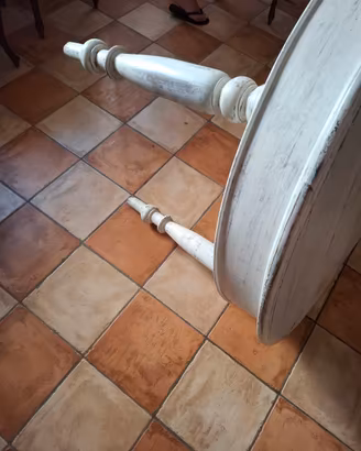 vecchi tavolo da osteria ovale 