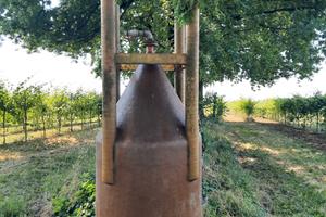 cisterna 1000l vetroresina verticale