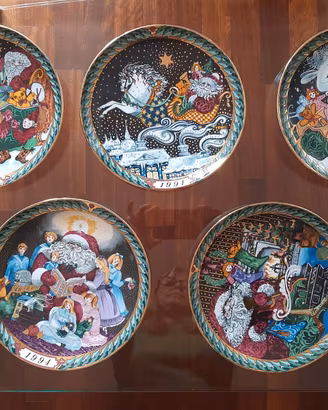 Piatti decorativi in porcellana da collezione