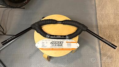 Manubrio bici Jones SG 2,5 Loop H-Bar Aluminium