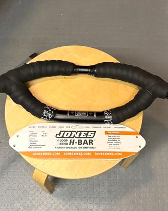 Manubrio bici Jones SG 2,5 Loop H-Bar Aluminium