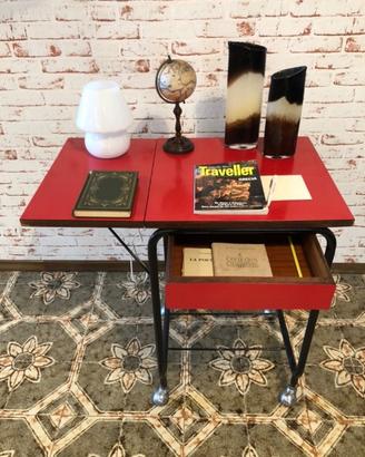 Tavolino Formica anni70 Originale Rosso