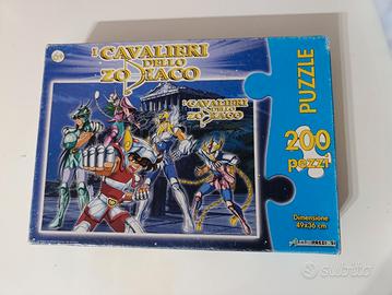 Puzzle I cavalieri dello zodiaco 200 pezzi vintage