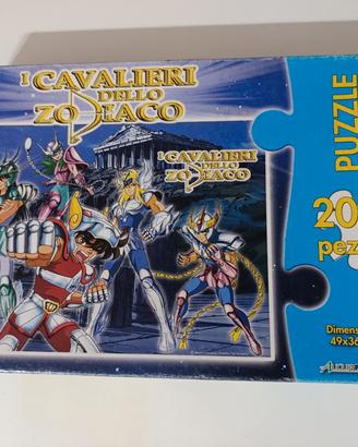 Puzzle I cavalieri dello zodiaco 200 pezzi vintage