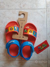 Sandali bambino Super Mario taglia 29 - Nuovi