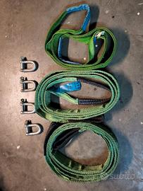 Cinghie da traino e recupero per fuoristrada