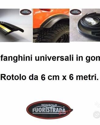 Parafanghini in Gomma Da 6 Cm x 6 Metri
