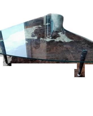 Tavolino Triangolare In Vetro Da Salotto