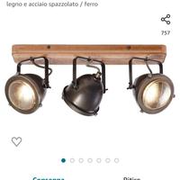 Faretti rustici soggiorno