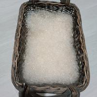 Cesto vimini con paglia plastificata 