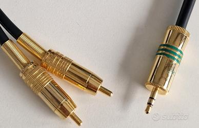 Cavo 2 x spina RCA / Jack Audio da 3.5 mm