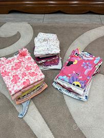 Lotto estivo bambina 18/24 mesi 30 capi