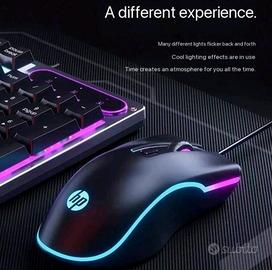 M200 Mouse HP Led Cablato Da Gioco Design DPI1600