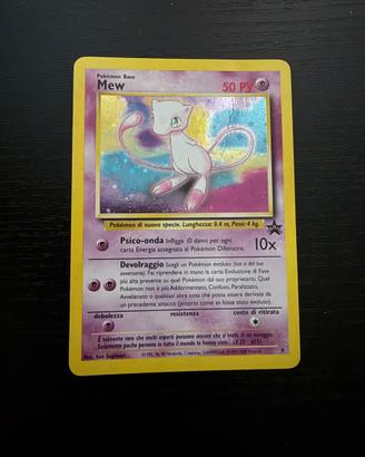 carta pokemon mew promo holo