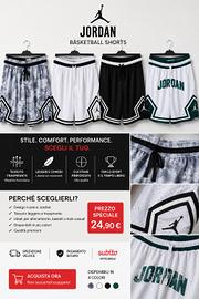 🏀 Pantaloncini Jordan – Qualità Premium 🔥
