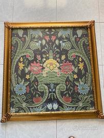 Quadro in tessuto San Leucio