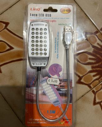 Lampada usb a led linq