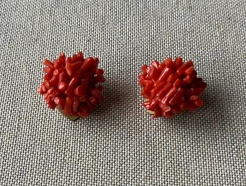 Orecchini corallo vintage