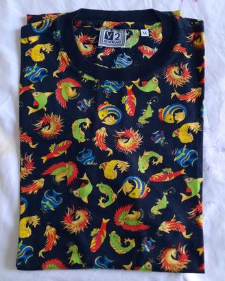 T-shirt da uomo Versace V2 koi fish