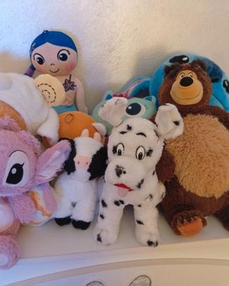 peluche a 2euro l'uno già lavato come nuovi ,in ca