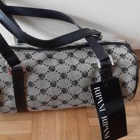 Borsa pelle e tessuto nuova Ripani
