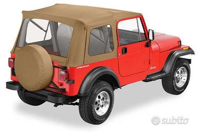 Bestop Supertop JEEP Wrangler YJ vetri chiari