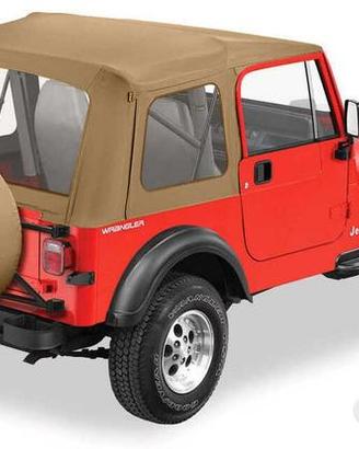 Bestop Supertop JEEP Wrangler YJ vetri chiari