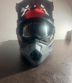 casco integrale omologato cross motard