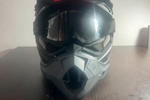 casco integrale omologato cross motard
