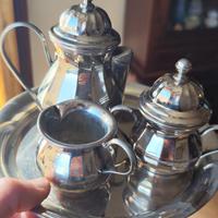 servizio té/caffè - silver plated - 4 pezzi