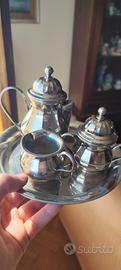 servizio té/caffè - silver plated - 4 pezzi