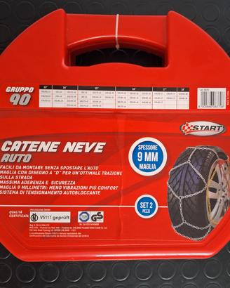 Catene da neve per auto - Gruppo 90 da 9mm - Nuove