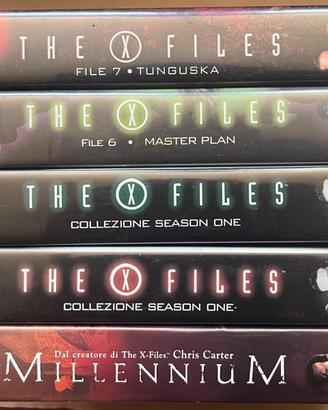 5 vhs the x-files originali anni 90 20th Century