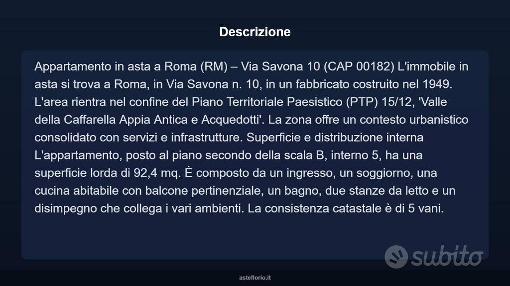 Appartamento – Roma, Tuscolano - Vista 4