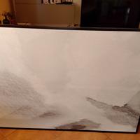 cornice in legno  Calligaris dipinto in tela 