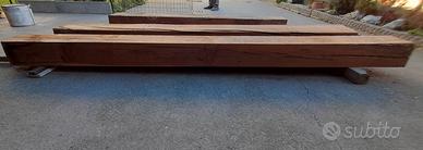 Travi in legno 1800 già squadrate