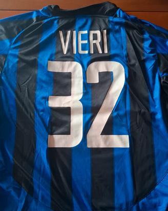 maglia calcio Inter Vieri 32 taglia XL 03/04 nike