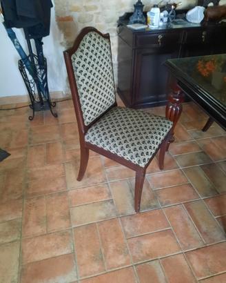 Dining table and chairs