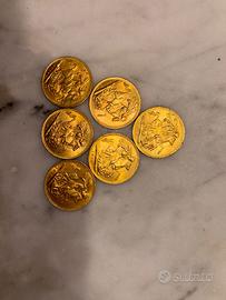 Sterlina elisabetta ii vari anni