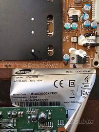 schede Tv Samsung UE40C8000