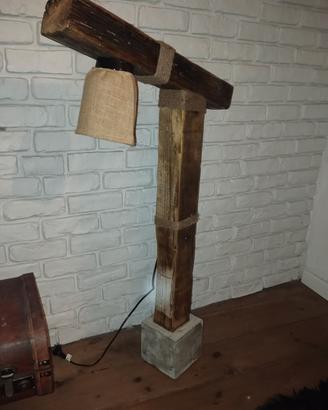 lampada da terra artigianale 