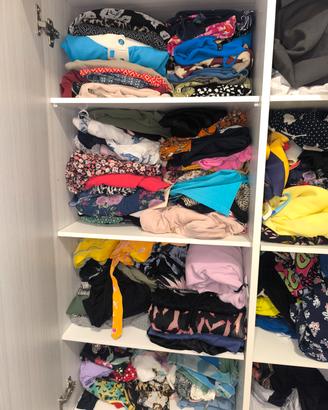 lotto 50 pezzi abbigliamento misto donna 
