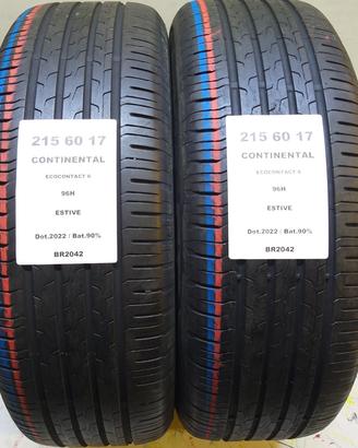 2 GOMME 215 60 17 CONTINENTAL BR2042