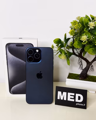 iPhone 15 Pro Max 256 Blu Garanzia 12 Mesi Apple