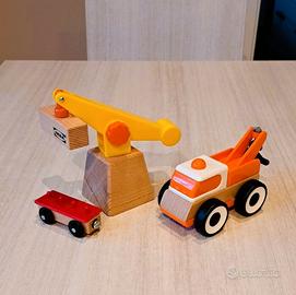 Giochi in legno - IKEA Set Gru e Carroattrezzi