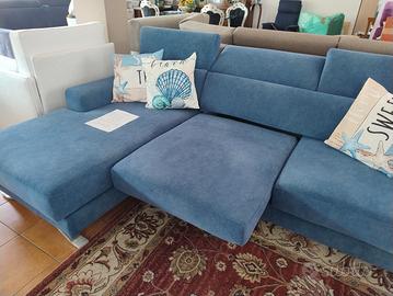 divano penisola sfoderabile nuovo "con meccanismi 