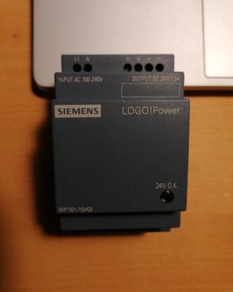 Alimentatore Siemens PLC LOGO! 24V 1,3A