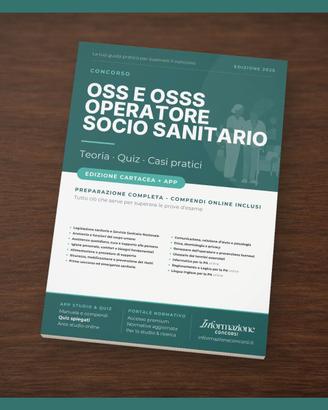 Manuale Concorso OSS Operatore Sanitario Completa